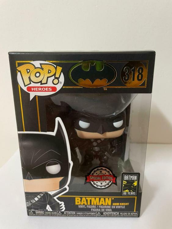 Funko Pop Batman 80Th Batman Grim Knight Exclusive Special Editon Figure Vinyl