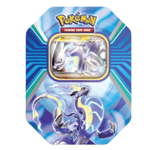 Pokemon Tin: Leggende Di Paldea (Koraidon-Ex O Miraidonex) Tcg Gcc Card (Random)
