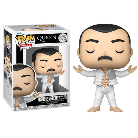 Funko Pop ! Rocks Queen - (375) Freddy Mercury I Was Born To Love You Figure 9Cm