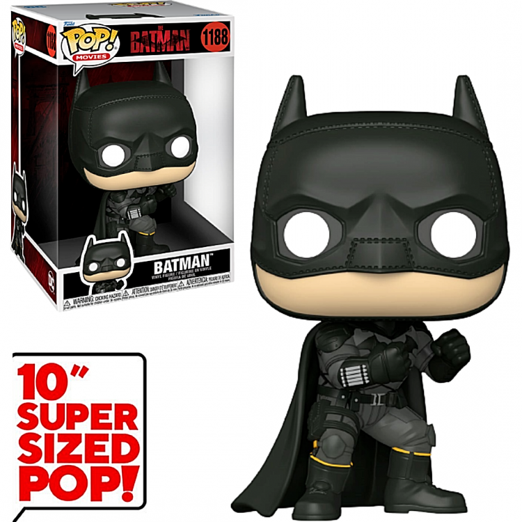 Funko Pop Dc Comics The Batman (2022) 1188 Batman 25Cm Super Size Pattinson Film