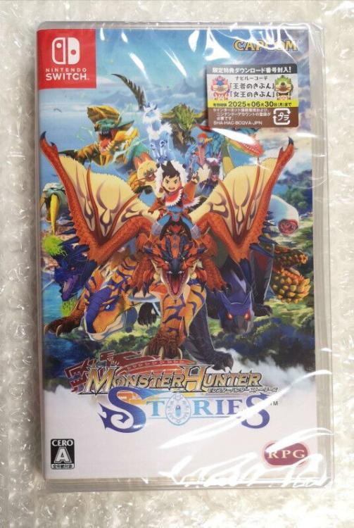 MONSTER HUNTER STORIES NINTENDO SWITCH GIOCO IMPORT NUOVO MULTILINGUA ITA INGAME