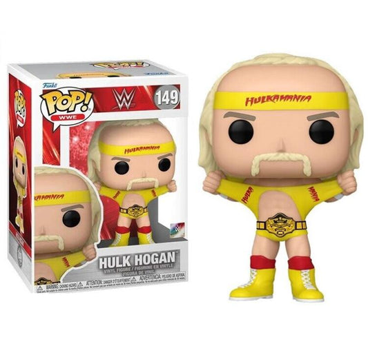 Funko Pop ! Wwe - (149) Hulk Hogan W/Belt Lottatore Wrestling Vinyl Figure 9Cm