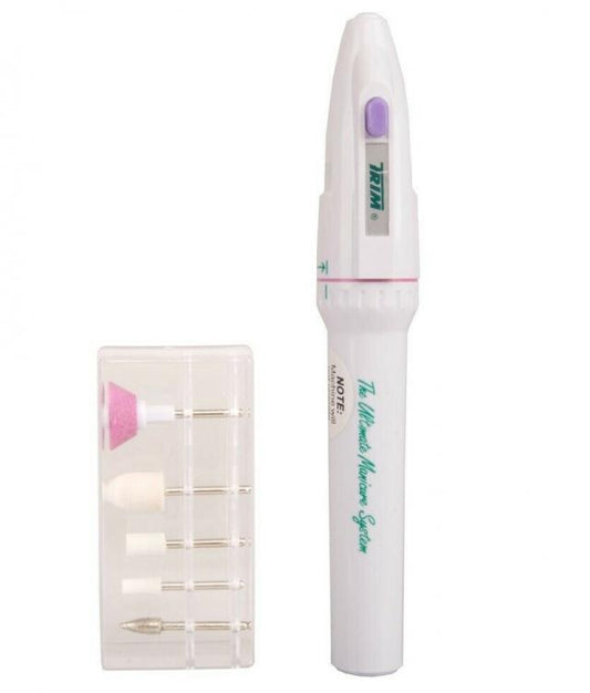 Fresa Cordless Senza Fili Per Unghie Manicure Trim Con 5 Frese Incluse Nail Care