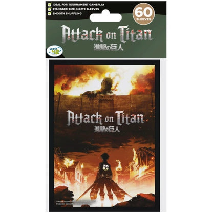 Attack on Titan Card Game Sleeves - 60 Bustine Protezioni Per Carte 66x91 mm
