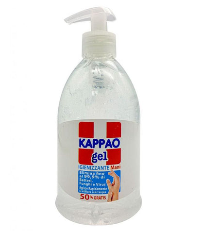 Gel Igienizzante Disinfettante Protettivo Mani Kappao Con Dosatore 500Ml Virus