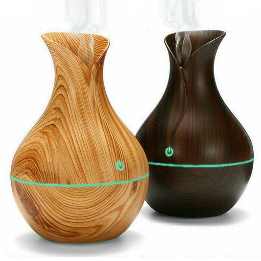 Umidificatore A Ultrasuoni Diffusore Aromi Oli Essenziali Per Aromaterapia Legno
