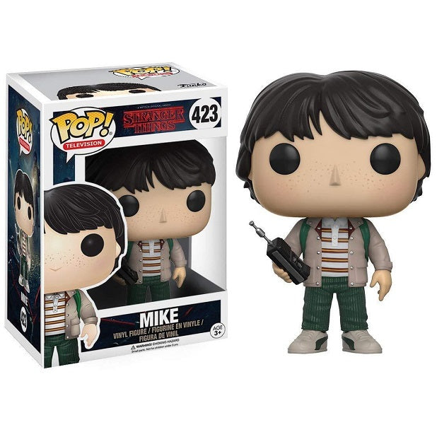 Funko Pop ! Stranger Things - (423) Mike Vinyl Figure Serie Tv S1 Statuetta