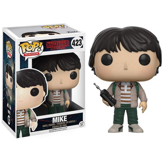 Funko Pop ! Stranger Things - (423) Mike Vinyl Figure Serie Tv S1 Statuetta