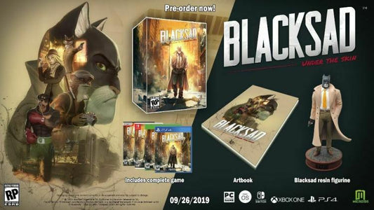BLACKSAD: UNDER THE SKIN - COLLECTOR'S EDITION PS4 ITALIANO GIOCO PLAYSTATION 4