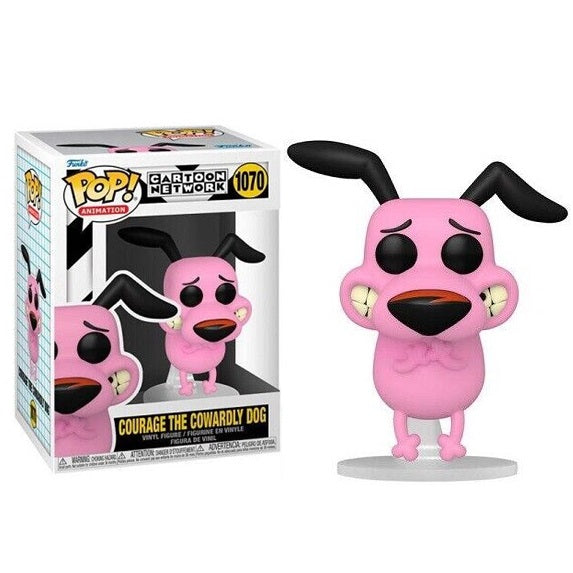 Funko Pop ! Cartoon Network - (1070) Courage The Cowardly Dog Leone Cane Fifone