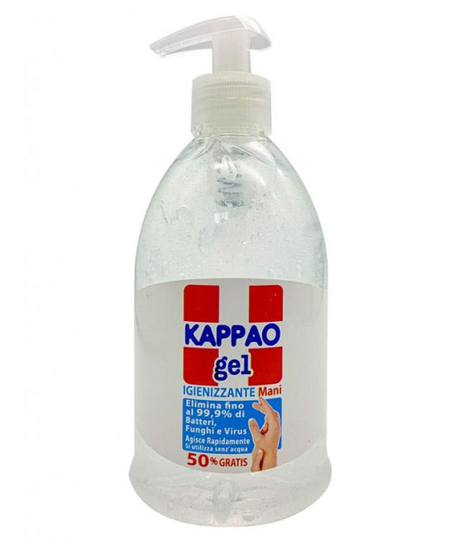 Gel Igienizzante Disinfettante Protettivo Mani Kappao Con Dosatore 500Ml Virus