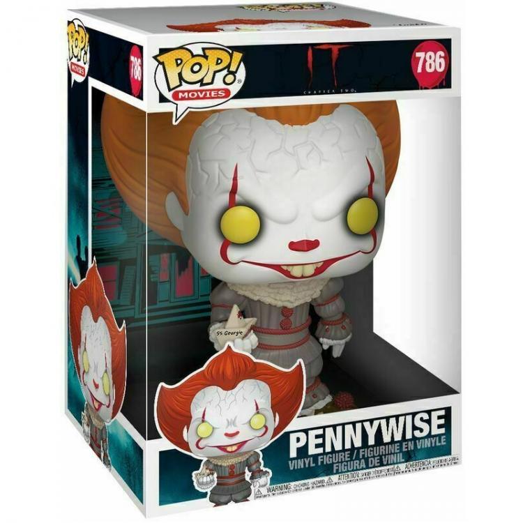 Funko Pop Horror Movies It Pennywise With Boat 786 Vinyl Figure 25Cm Oversize