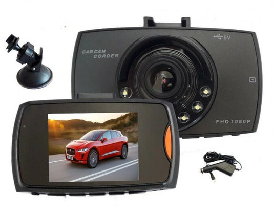 Telecamera Per Auto Hd Dvr Car Video Camera Visione Notturna Lcd 2,7'' 6 Led