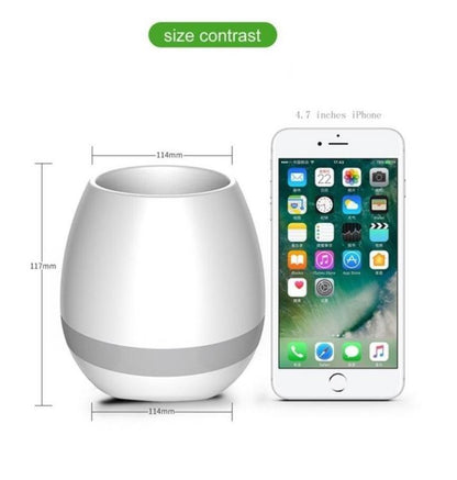 ALTOPARLANTE CASSA SPEAKER BLUETOOTH FORMA VASO PIANTE FIORI IMPERMEABILE IPHONE