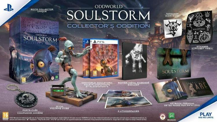 Oddworld Ps5 Soulstorm Collector Edition Playstation 5 Limited Italiano Eu Nuovo