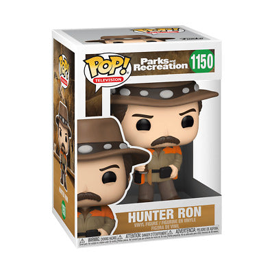 Funko Pop ! Television Parks And Recreation - (1150) Hunter Ron Vinyl Figure 9Cm