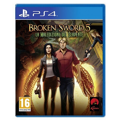 BROKEN SWORD 5 THE SERPENT'S CURSE PS4 ITALIANO VIDEOGIOCO PLAY STATION 4