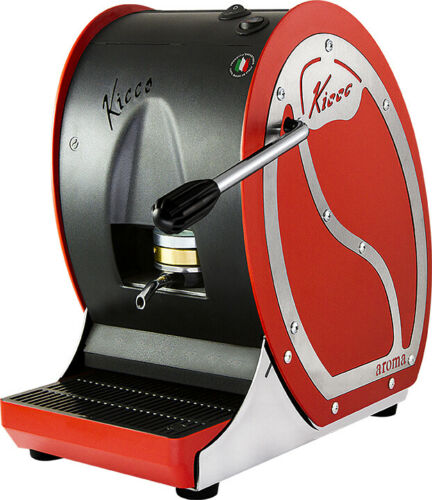 Macchina Da Caffè Aroma Kicco Abs Cialde 44Mm Rosso Espresso Vari Colori Nuova
