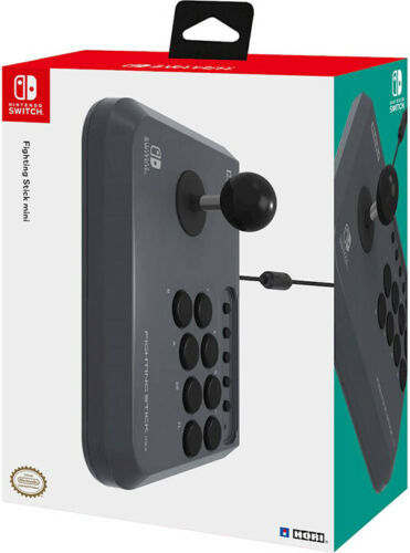 Hori Controller Fighting Stick Mini Grey Nintendo Switch Controller Ufficiale