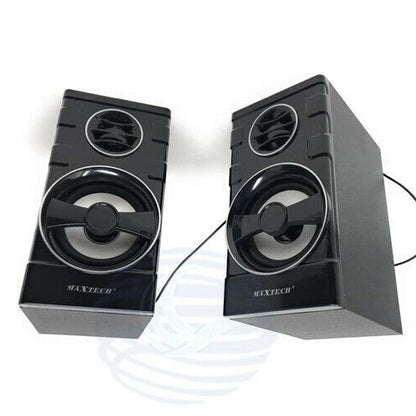 Maxtech | Altoparlanti Casse Pc Computer Speaker Stereo Aux Usb Audio Gaming 20W