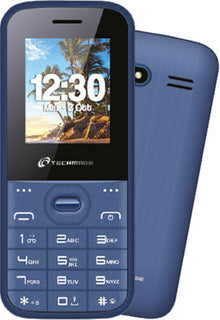 Techmade Pm280-Bl Pocket Telefono Cellulare Sim Radio Fotocamera Sveglia Torcia