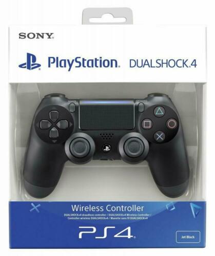 CONTROLLER SONY DUALSHOCK 4 WIRELESS V2 JET BLACK PS4 NERO JOYPAD PLAYSTATION 4