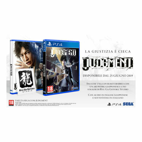 Judgment Ps4 Videogioco Playstation 4 Italiano Gioco Yakuza Nuovo Sigillato