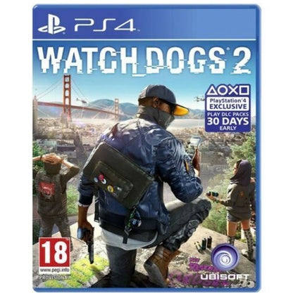 Watch Dogs 2 Ps4 Gioco Italiano Playstation 4 Videogioco Pal Ita Copertina Ita