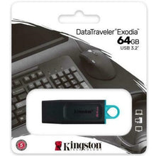 Kingston Pendrive 64Gb Dtx/64Gb 3.2 Gen1 Chiavetta Usb Memoria Pc Pennetta Hdd