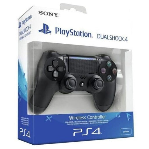 CONTROLLER SONY DUALSHOCK 4 WIRELESS V2 JET BLACK PS4 NERO JOYPAD PLAYSTATION 4