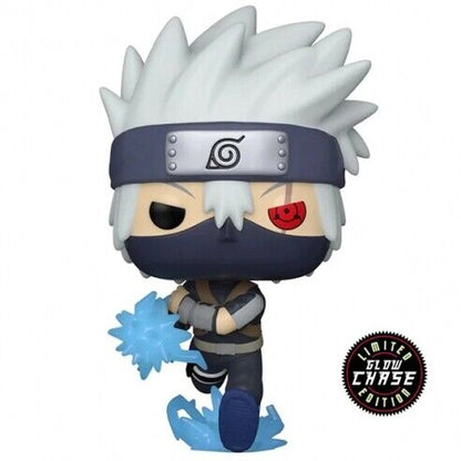 Funko Pop ! Naruto Shippuden (1199) Young Kakashi Hatake Chase Glow Limited 9Cm