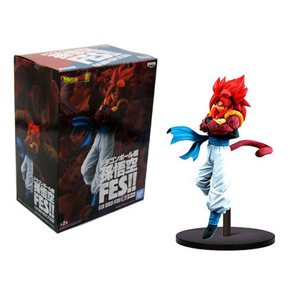 BANPRESTO STATUA DRAGON BALL SUPER - SON GOKU FES !! SUPER SAIYAN 4 GOGETA PVC