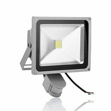 Faro Led 50W Da Esterno Faretto Con Sensore Movimento E Crepuscolare Luce Fredda