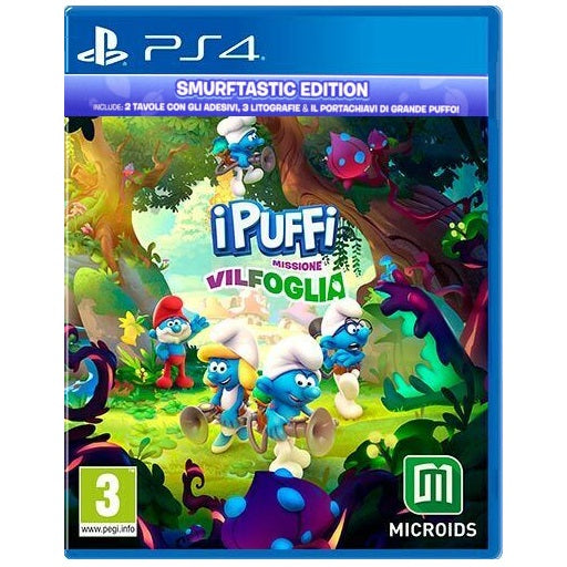 I Puffi - Missione Vilfoglia (The Smurfs) Ps4 Gioco Playstation 4 Italiano Nuovo