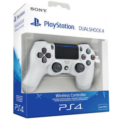 CONTROLLER SONY DUALSHOCK 4 WIRELESS V2 GLACIER WHITE PS4 BIANCO PLAYSTATION 4