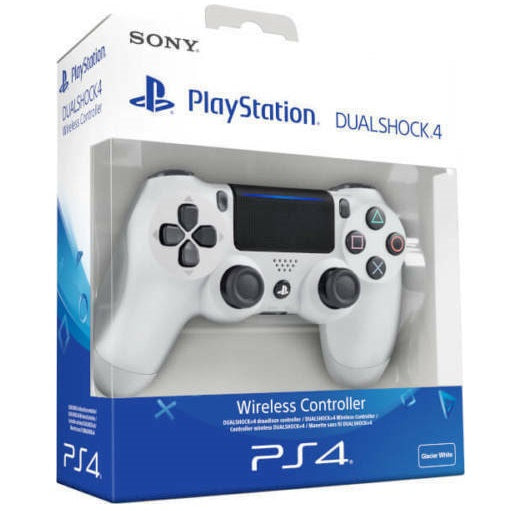 CONTROLLER SONY DUALSHOCK 4 WIRELESS V2 GLACIER WHITE PS4 BIANCO PLAYSTATION 4