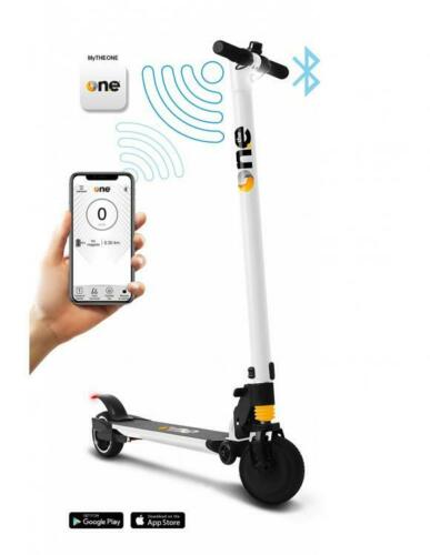 The One - Spillo Monopattino Scooter Elettrico 250W Pieghevole Bluetooth Rosa