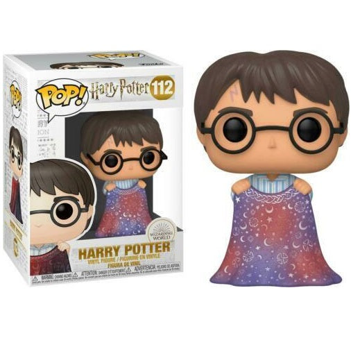 Funko Pop ! Harry Potter - (112) Harry W/ Invisibility Cloak Mantello Invisibile