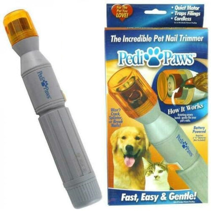 Taglia Lima Unghie Elettrico Per Cane Gatti Animali Limare Tagliaunghie Pedi Paw