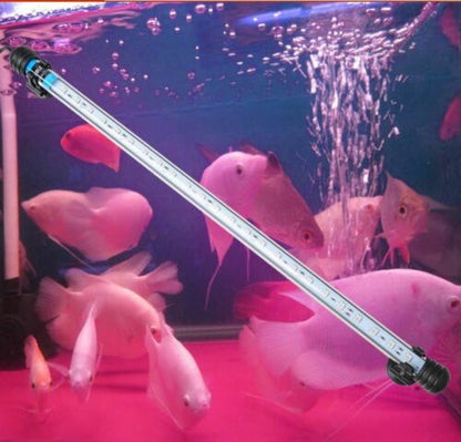 Barra Led Lampada Neon Per Acquario Impermeabile Immersione Luce ROSA 40CM