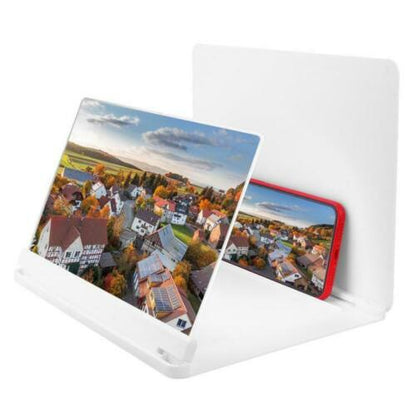 Ingranditore Schermo Display Supporto Cellulare Smartphone 3D Stand 10" Pollici