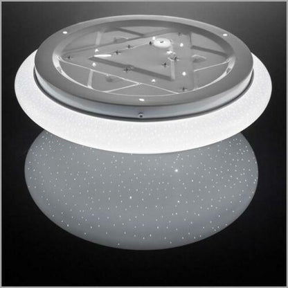 Plafoniera Led 22W Forma Circolare Effetto Cielo Stellato Brillantini Lampadari