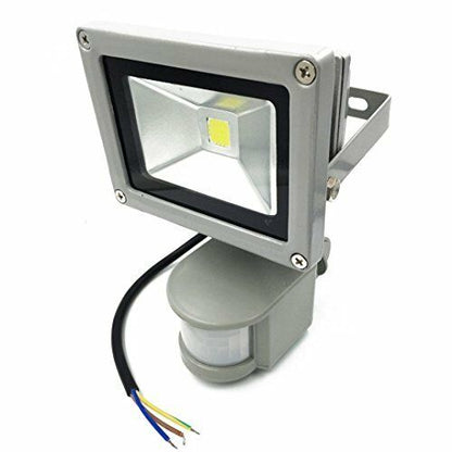 Faro Led 50W Da Esterno Faretto Con Sensore Movimento E Crepuscolare Luce Fredda