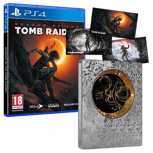 Shadow Of The Tomb Raider Edizione Limitata Steelbook Ps4 Videogioco Italiano