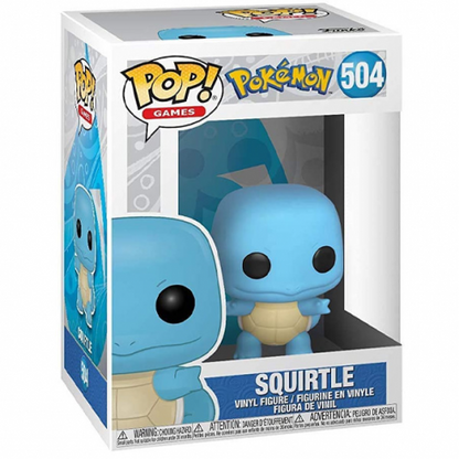 Funko Pop ! Games Pokemon (504) Squirtle Carapuce - Schiggy Vinyl Figure Nuovo
