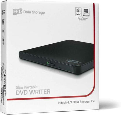 Masterizzatore Esterno Lettore Lg/Hitachi Dual Layer Usb Dvd Cd/Rw Pc Gp57Eb40