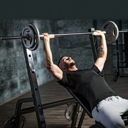 BILANCIERE DIRITTO 180CM Ø25mm ACCIAIO MANUBRIO BARRA LISCIA BODYBUILDING 1,80m