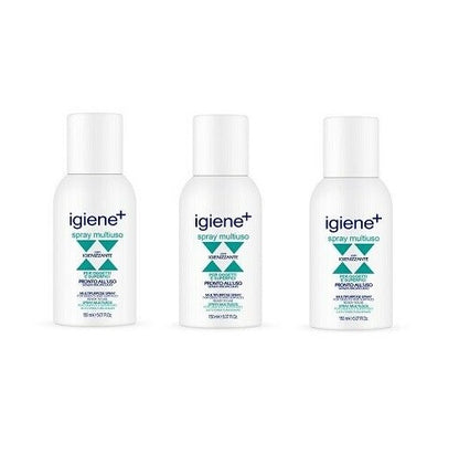3 PZ IGIENE + SPRAY MULTIUSO DETERGENTE IGIENIZZANTE ALLA MENTA GEL 150ML IGIENE