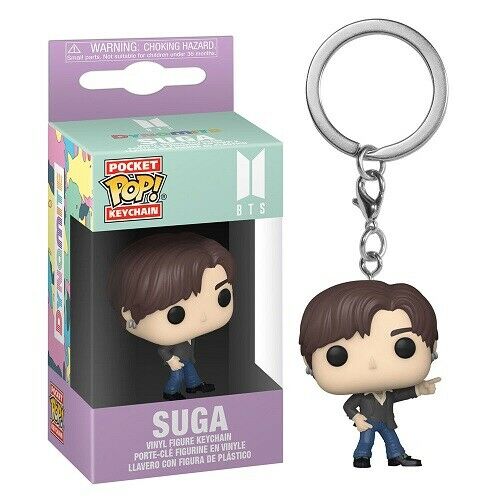 Funko Pop Portachiavi Bts Dynamite Suga Vinyl Keychain Action Figure Statuetta