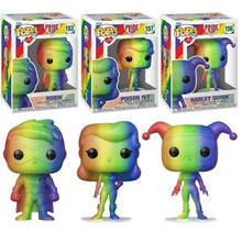 Funko Pop ! Dc Heroes Pride Set Completo Da 3 Robin - Poison Ivy - Harley Quinn